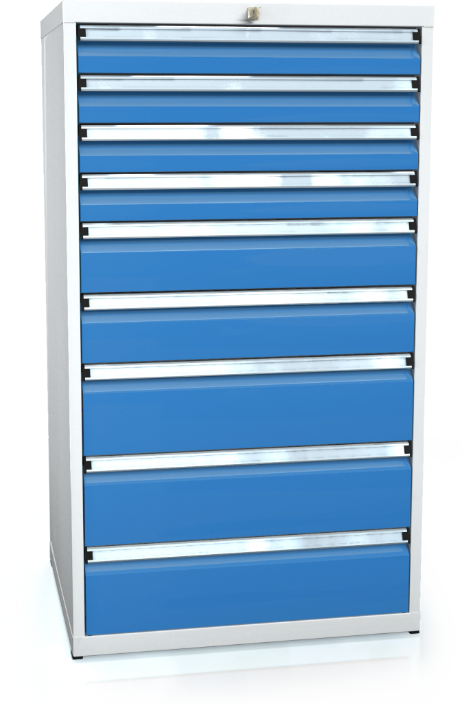 Drawer cabinet 1240 x 710 x 600 - 9x drawers